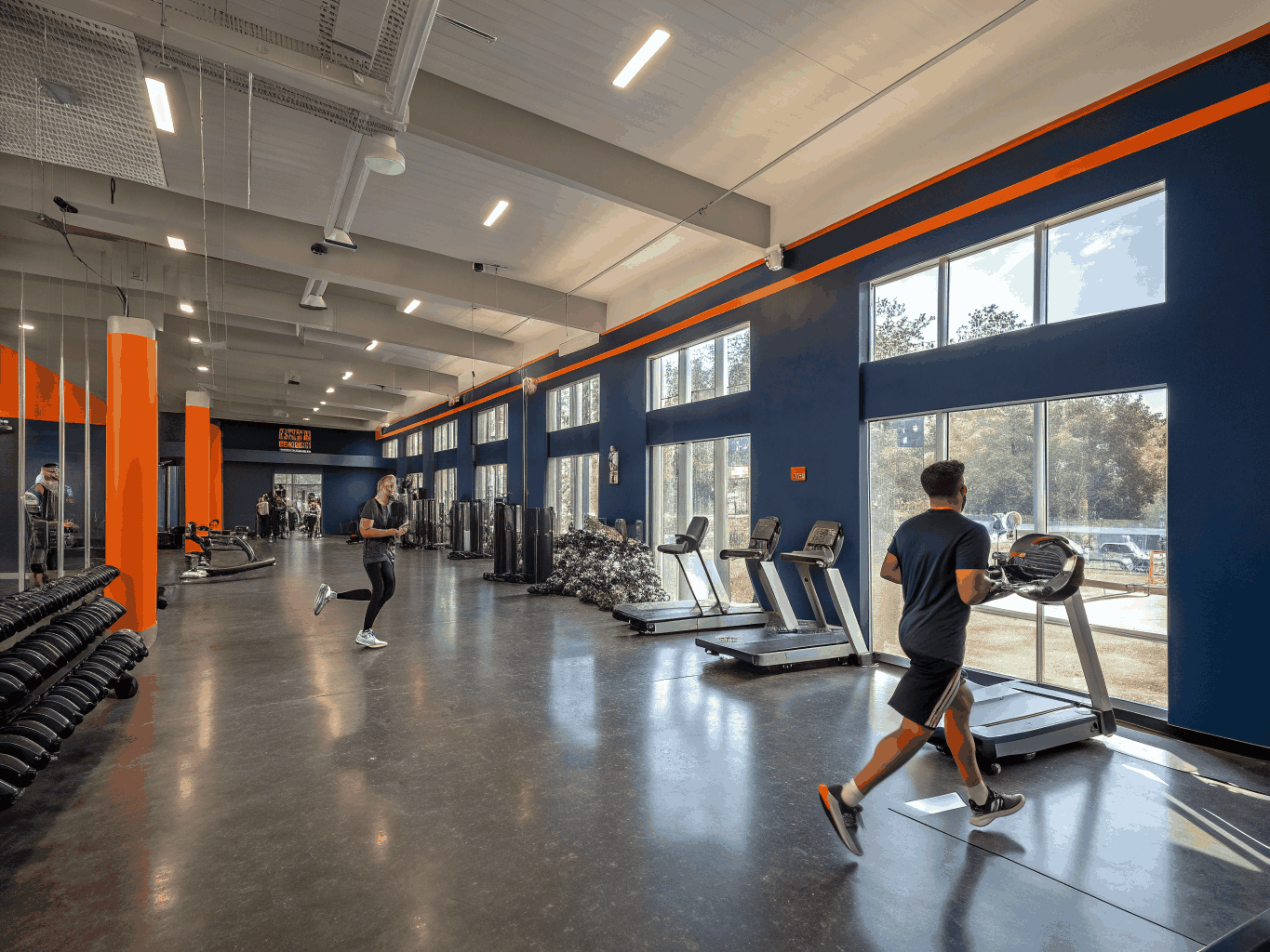 State-of-the-art gym and indoor pool area
